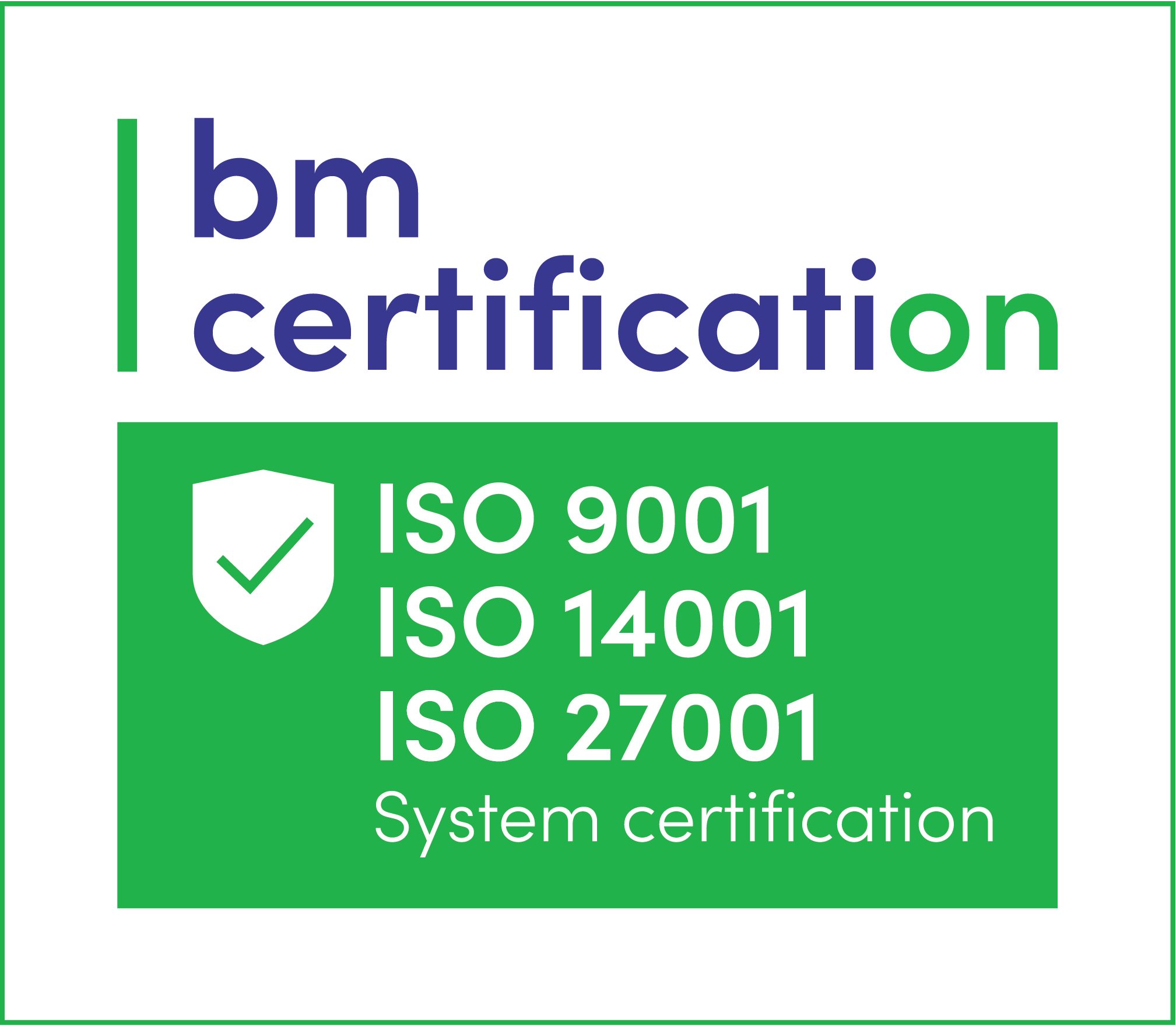 iso certificates