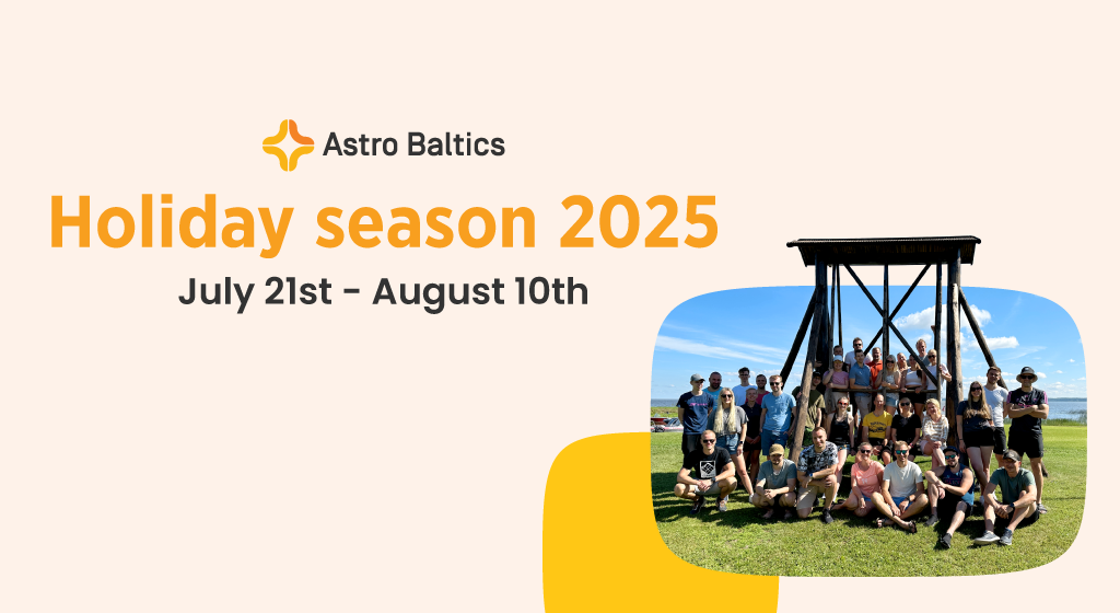 Holiday season July 21 - August 10