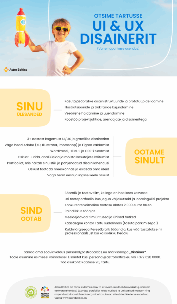 UI/UX disainer