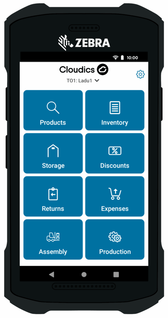 Cloudics warehouse app 2026